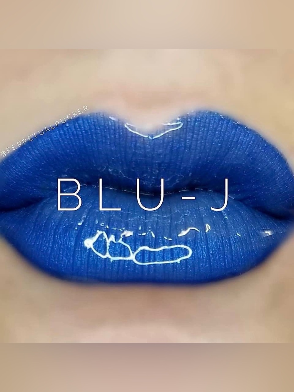 Lipsense Blu-J NEW Cool Frost Bold Blue Shimmer Long Lasting Liquid Lipstick